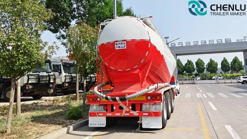 3 Axle Bulk Cement Tanker Trailer 