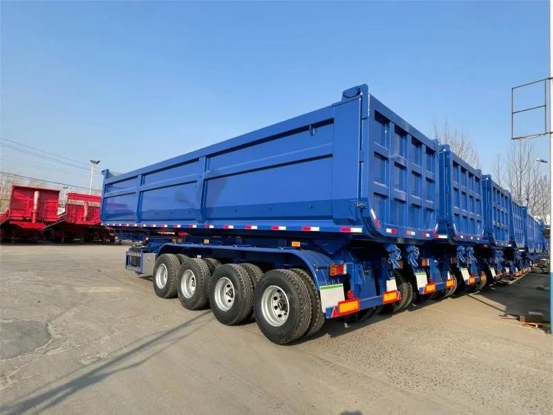 Mining heavy U-type dump semi-trailer