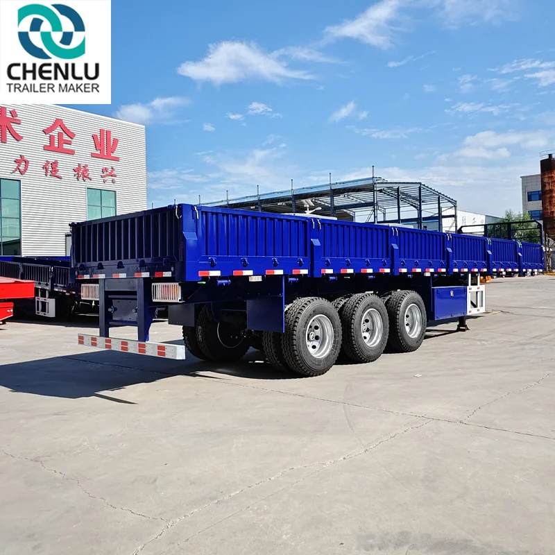 3 axle 60 ton dropside trailer