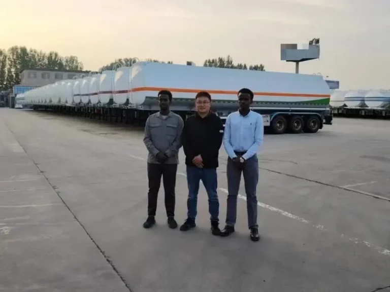 Congo customers visit the factory