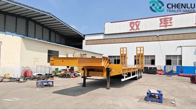 Tanzanian customers order low-bed trailers