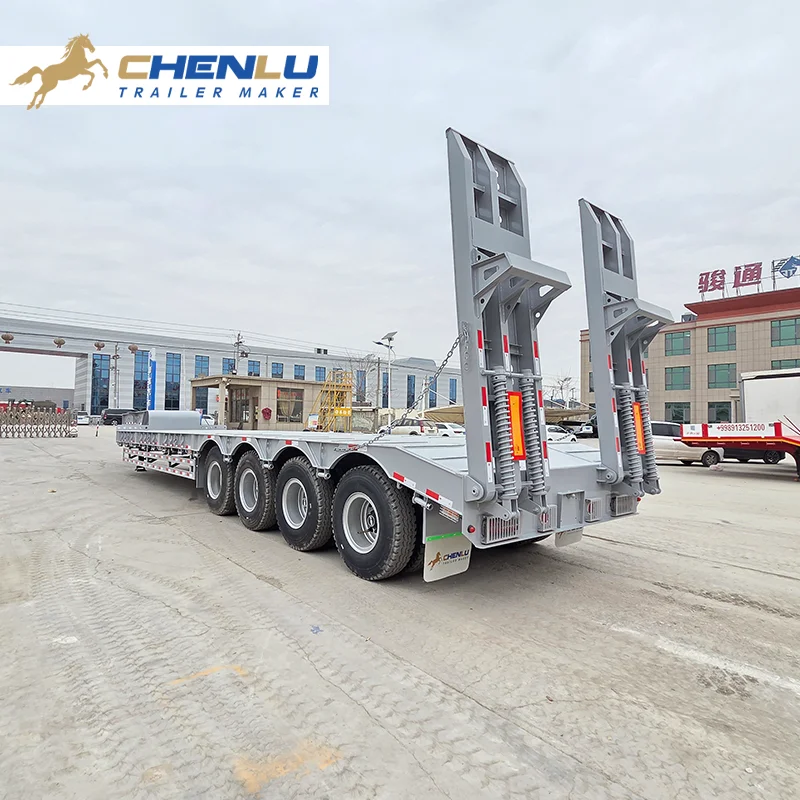 4 axle lowboy trailer